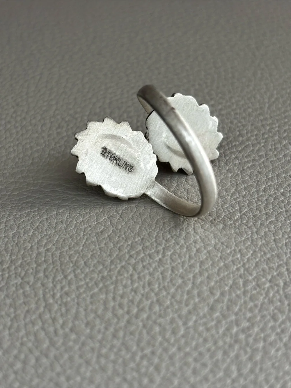 Sterling Silver Wild Horse Adjustable Bypass Ring